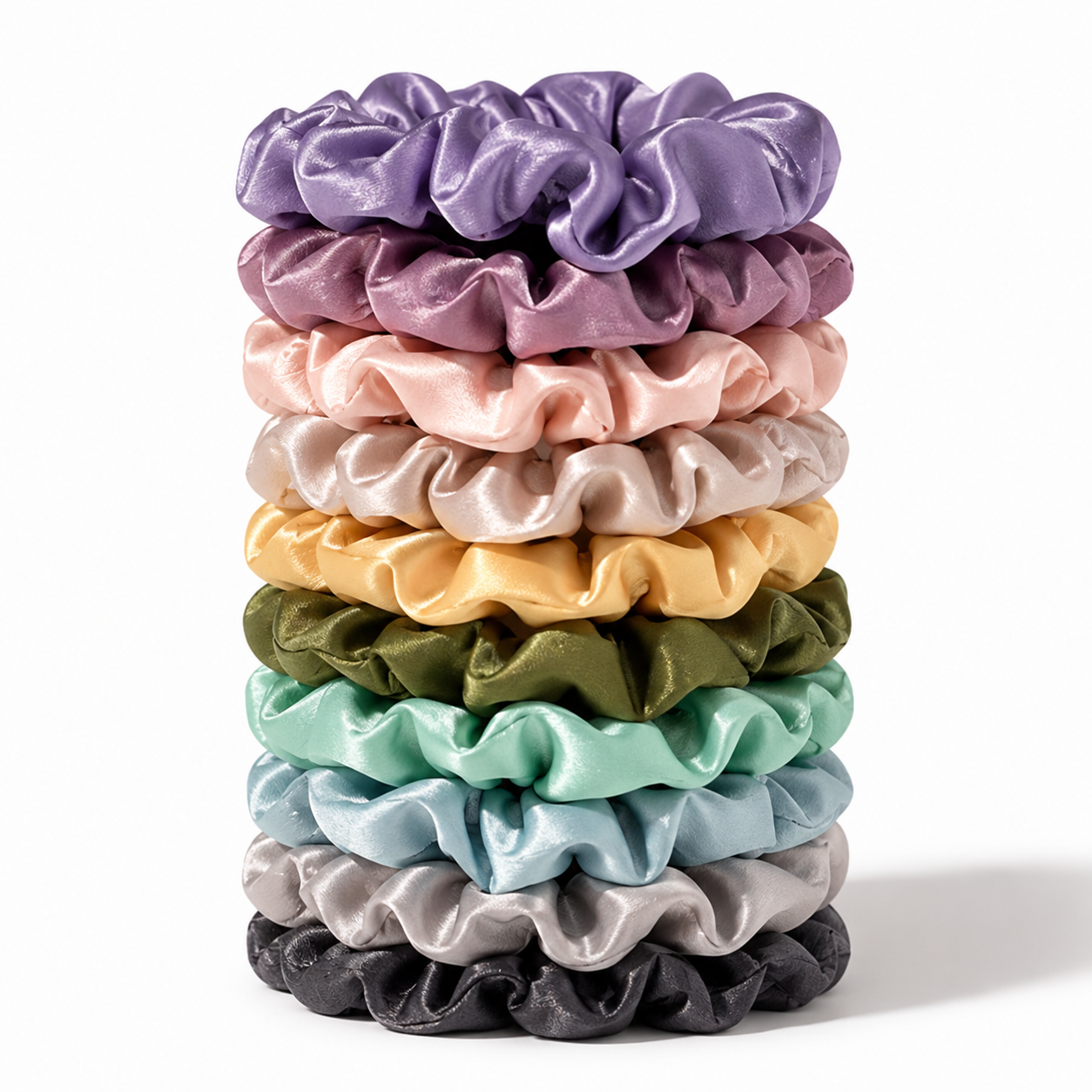 Zooli™ Silk Scrunchies Set