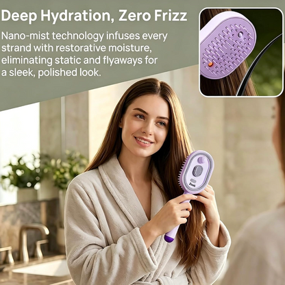 Zooli™ Steam Straightening Brush